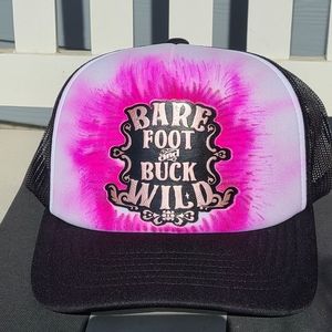 Trucker Hat 'Bare foot and Buck Wild'